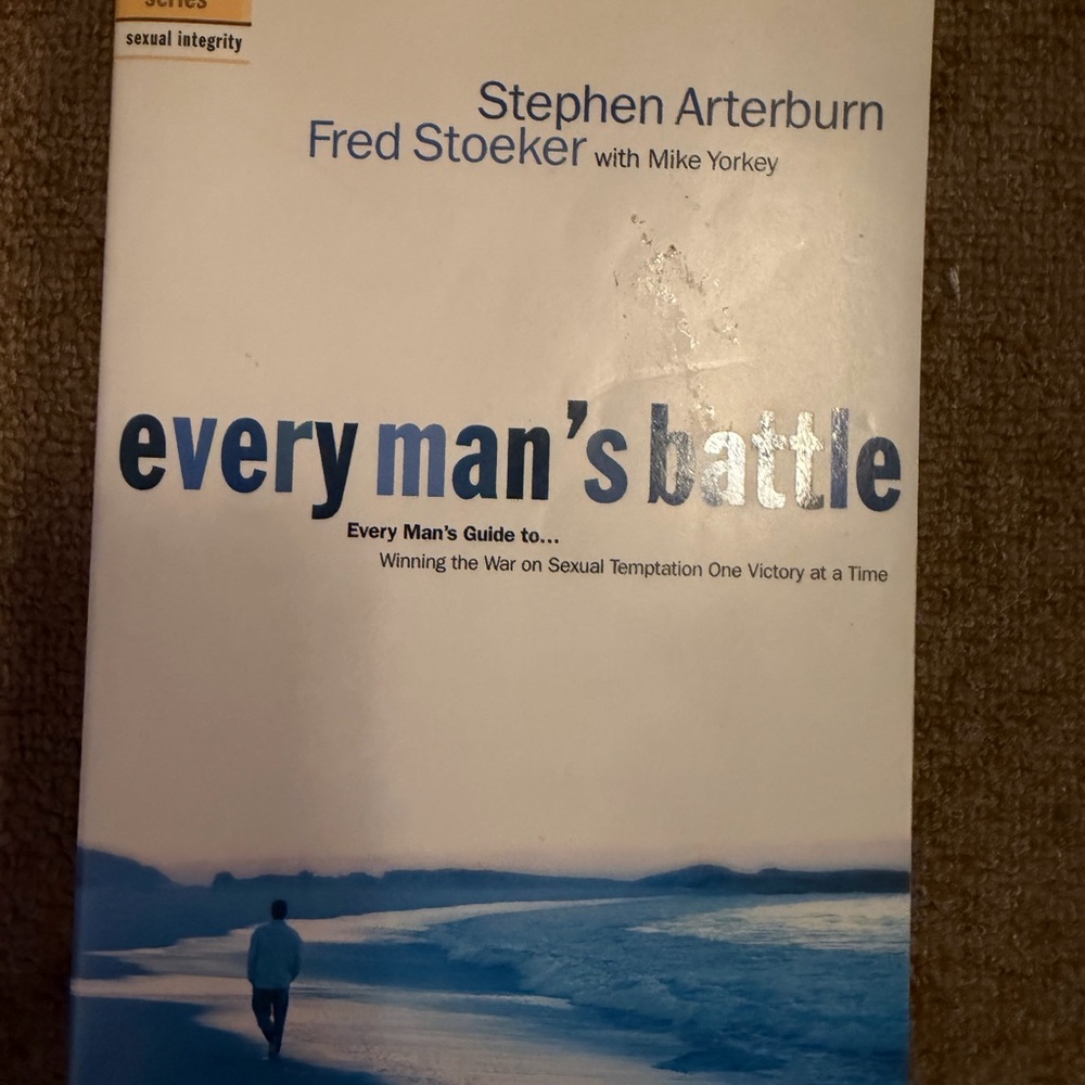 Every Man's Battle by Stephen Arterburn & Fred Stoeker - Blue/White Cover